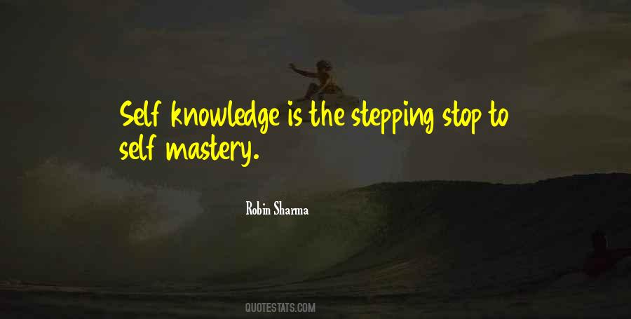 Robin Sharma Mastery Quotes #244167
