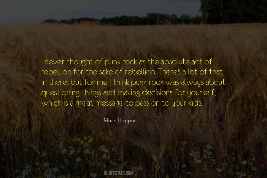 Rock Punk Quotes #566668
