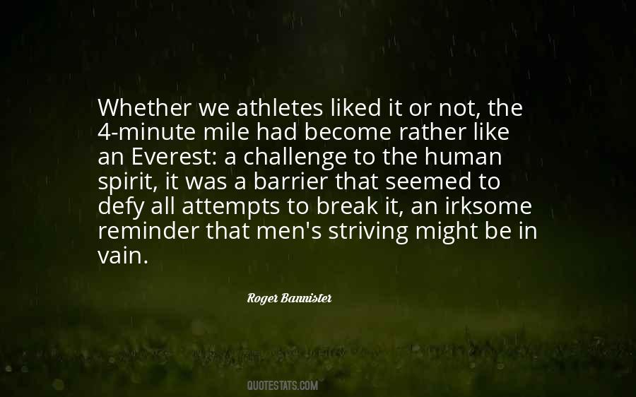 Quotes About Roger Bannister #21061