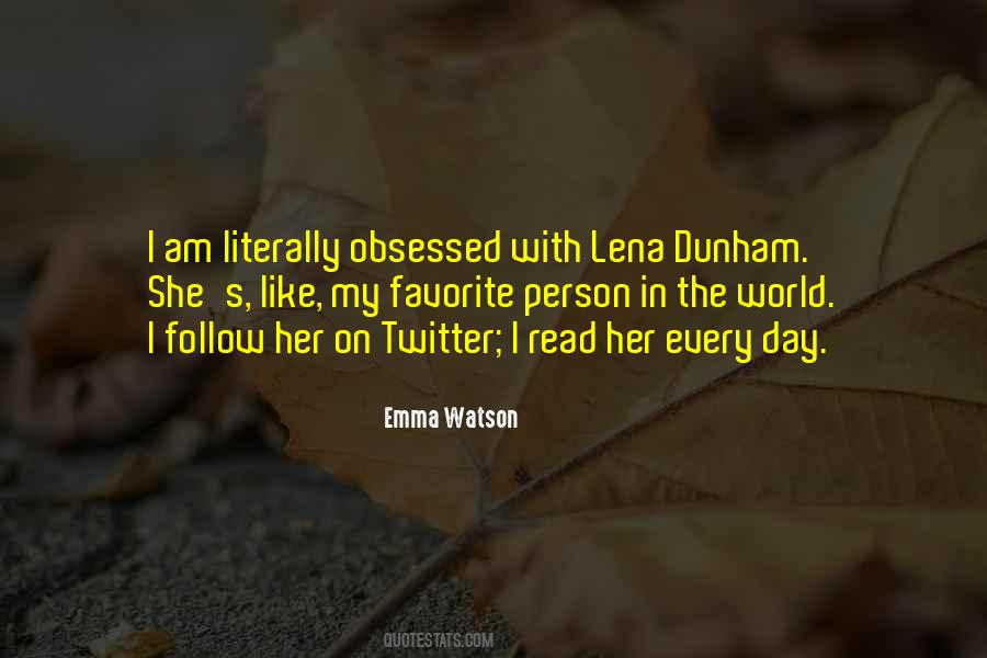 Quotes About Lena Dunham #40940