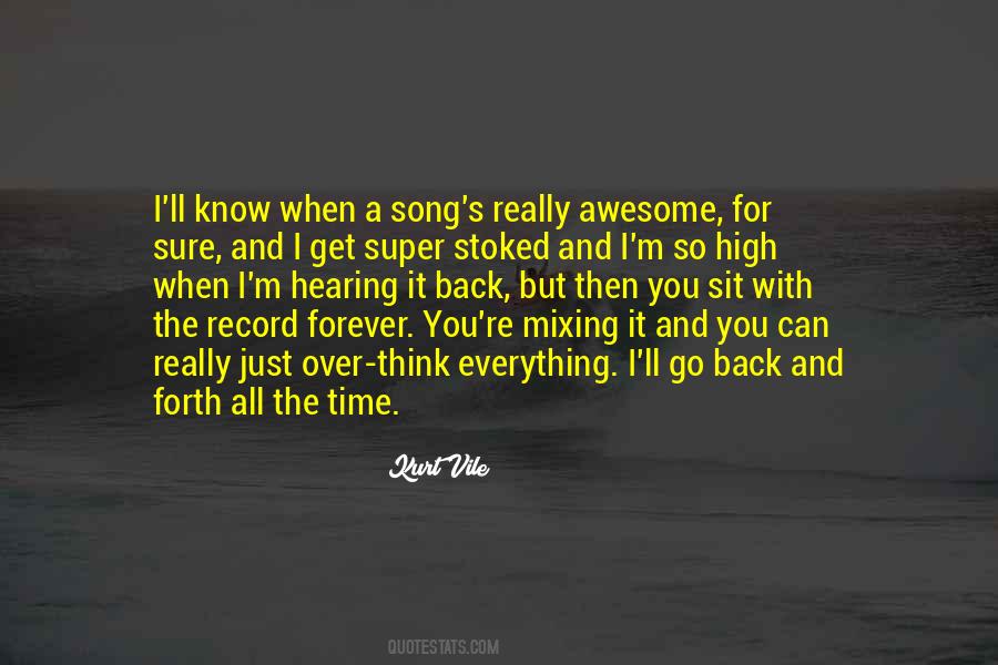 Quotes About Awesome Song #698344