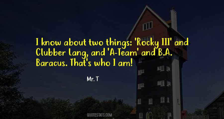 Rocky Iii Quotes #798289