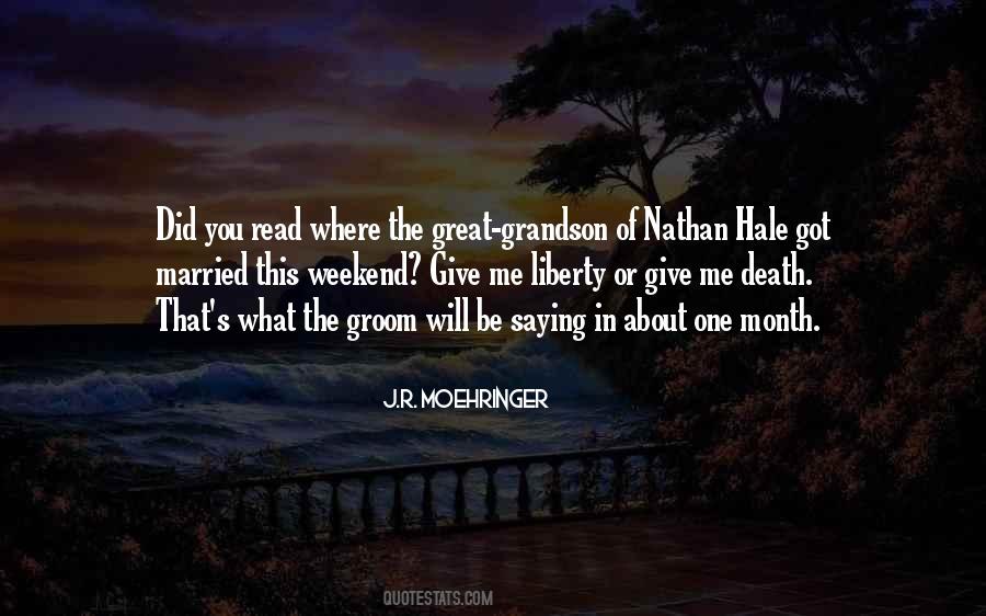 Quotes About Nathan Hale #296667