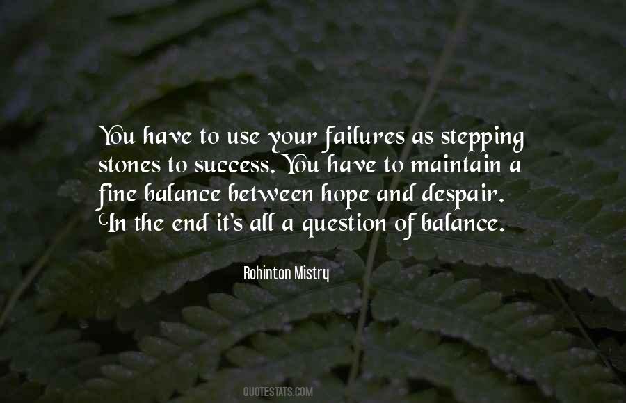 Rohinton Mistry A Fine Balance Quotes #1179966