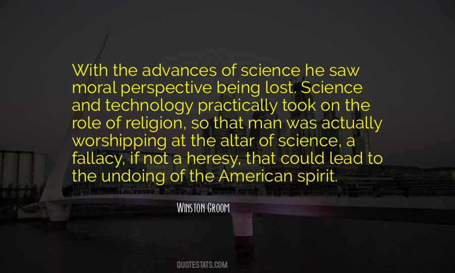 Role Of Science Quotes #1224480