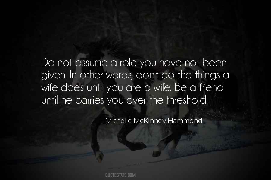 Role Of Wife Quotes #1642058