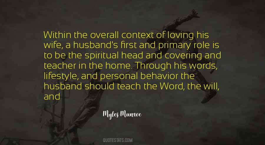 Role Of Wife Quotes #786033