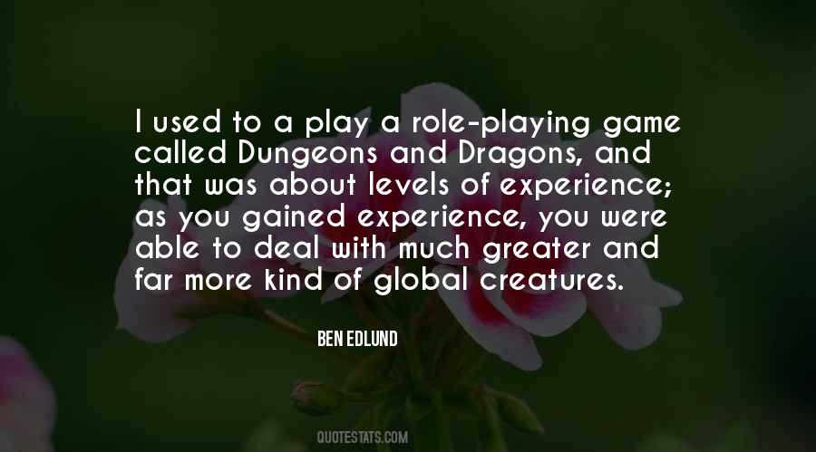Role Playing Game Quotes #1508210