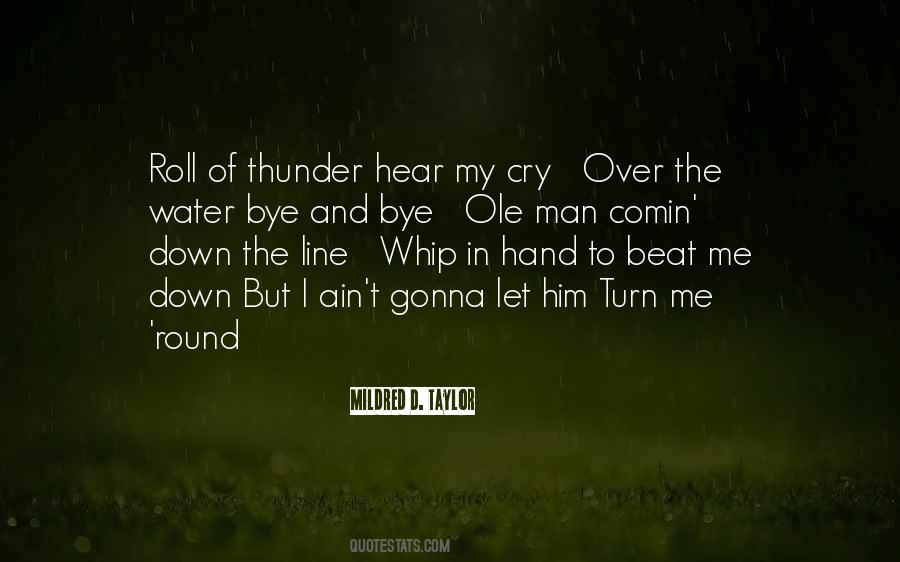 Roll Of Thunder Quotes #390235