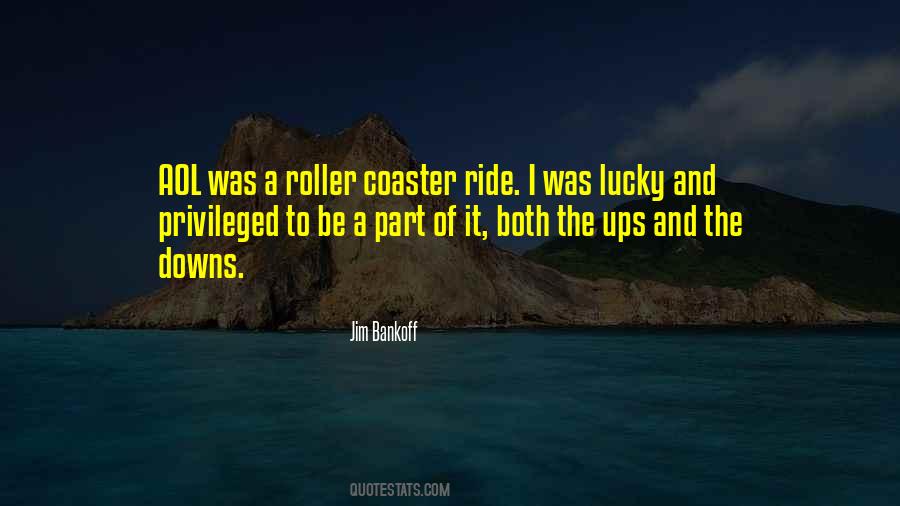 Roller Coaster Ride Quotes #164525