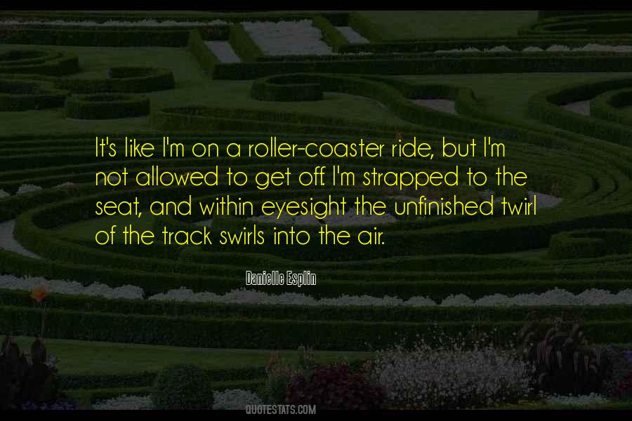 Roller Coaster Ride Quotes #240479