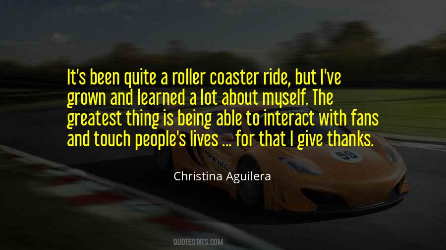 Roller Coaster Ride Quotes #508321