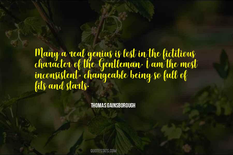 Quotes About Thomas Gainsborough #789359