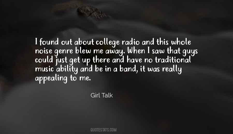 Quotes About Girl Talk #404388