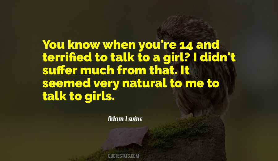 Quotes About Girl Talk #738293