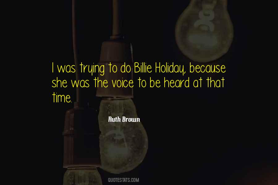 Quotes About Billie Holiday #1255261