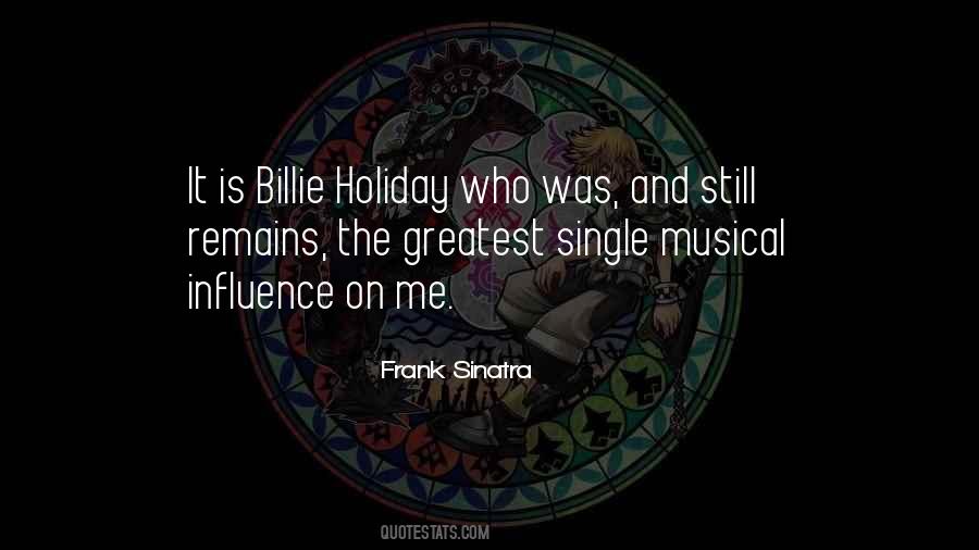 Quotes About Billie Holiday #1726766