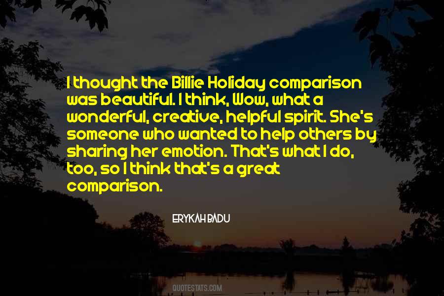 Quotes About Billie Holiday #357631