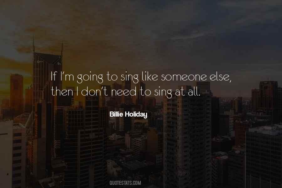 Quotes About Billie Holiday #873490