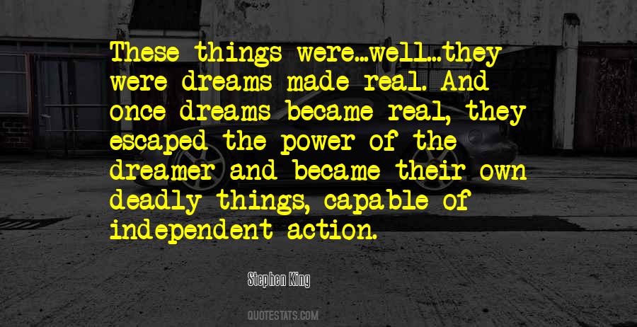 Quotes About The Dreamer #538273