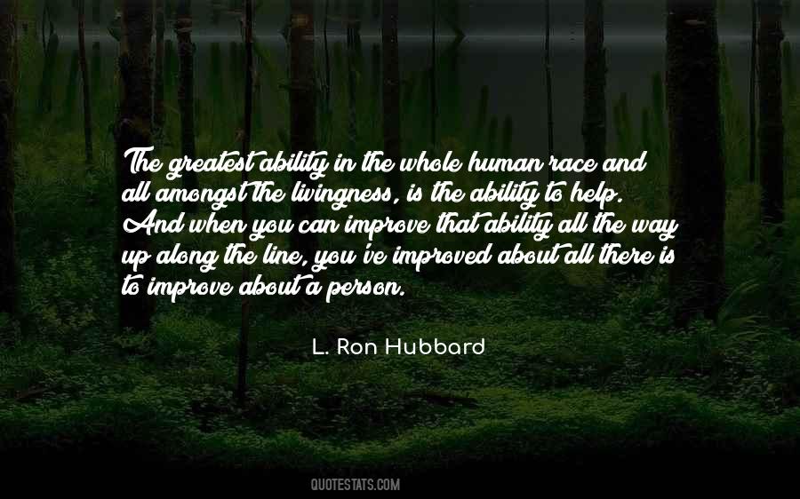 Ron Hubbard Quotes #195483