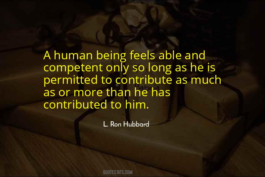 Ron Hubbard Quotes #258774