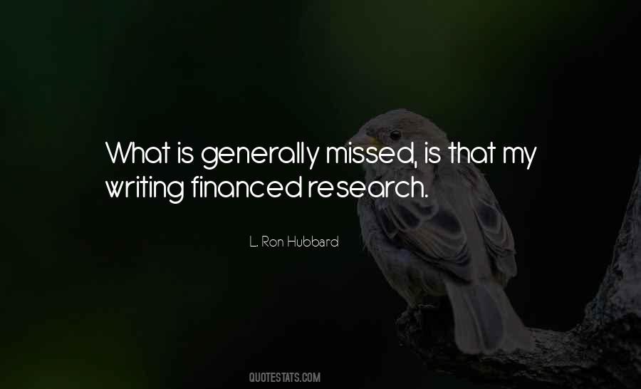 Ron Hubbard Quotes #575673