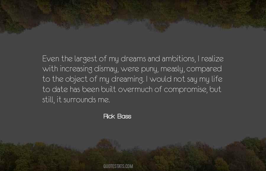 Quotes About Ambitions And Dreams #1816218