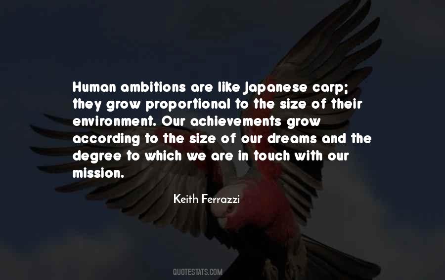 Quotes About Ambitions And Dreams #292322