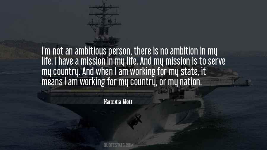 Quotes About Ambitious Person #1711509