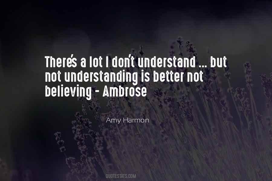 Quotes About Ambrose #202847