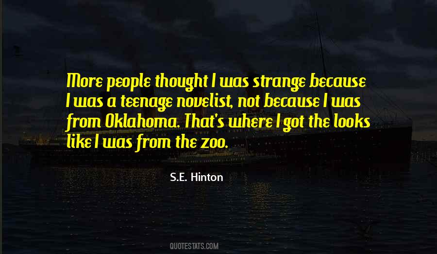 Quotes About S.e. Hinton #1177657