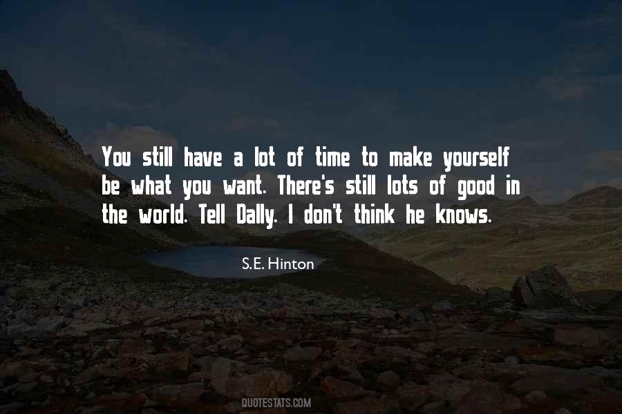 Quotes About S.e. Hinton #166560