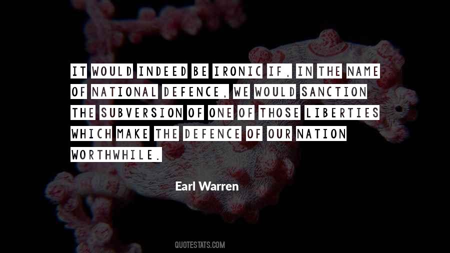 Quotes About Earl Warren #18800