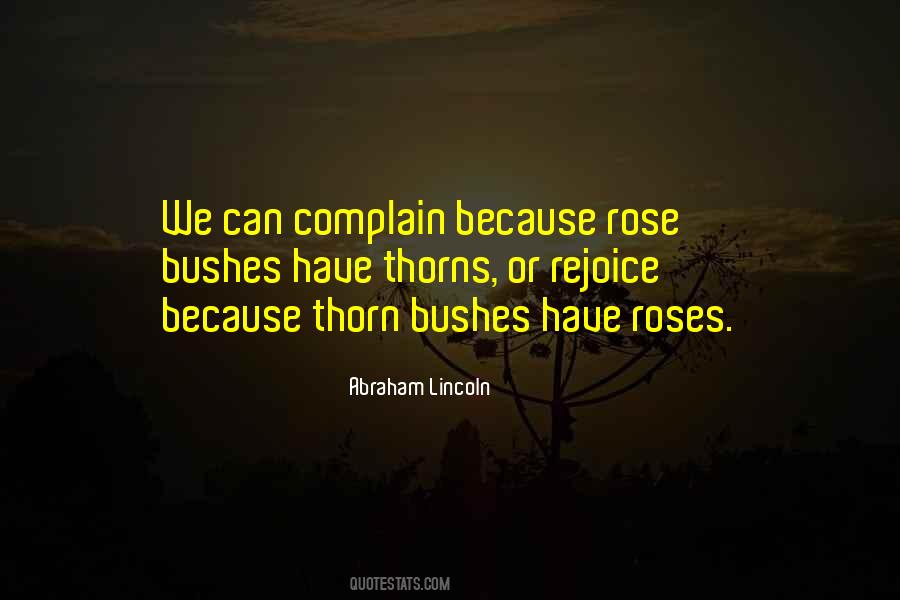 Rose And Thorn Quotes #1344057