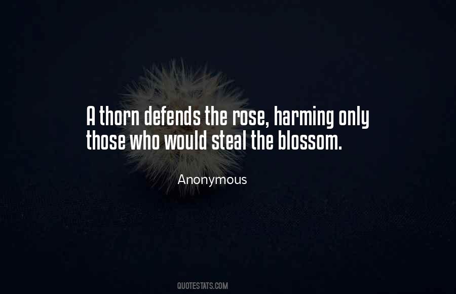 Rose And Thorn Quotes #1374988
