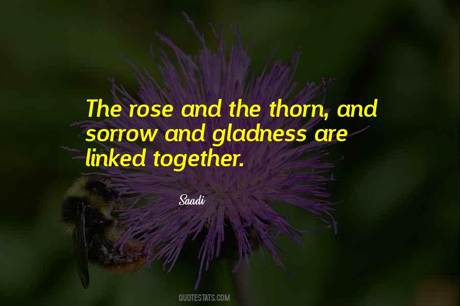 Rose And Thorn Quotes #491547