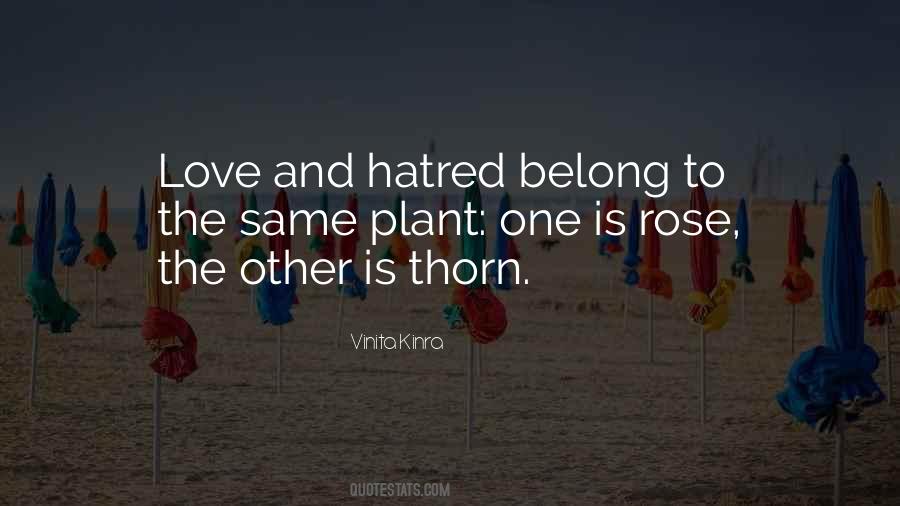 Rose And Thorn Quotes #601128