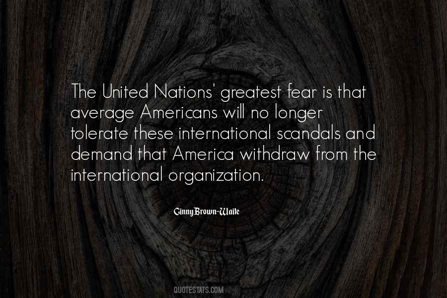 Quotes About United Nations #1071376
