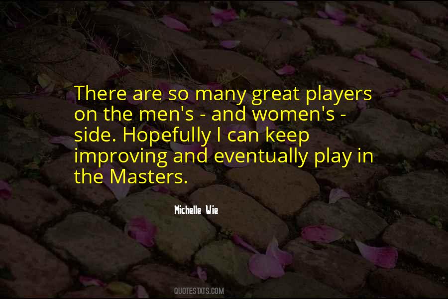 Quotes About Michelle Wie #1716822