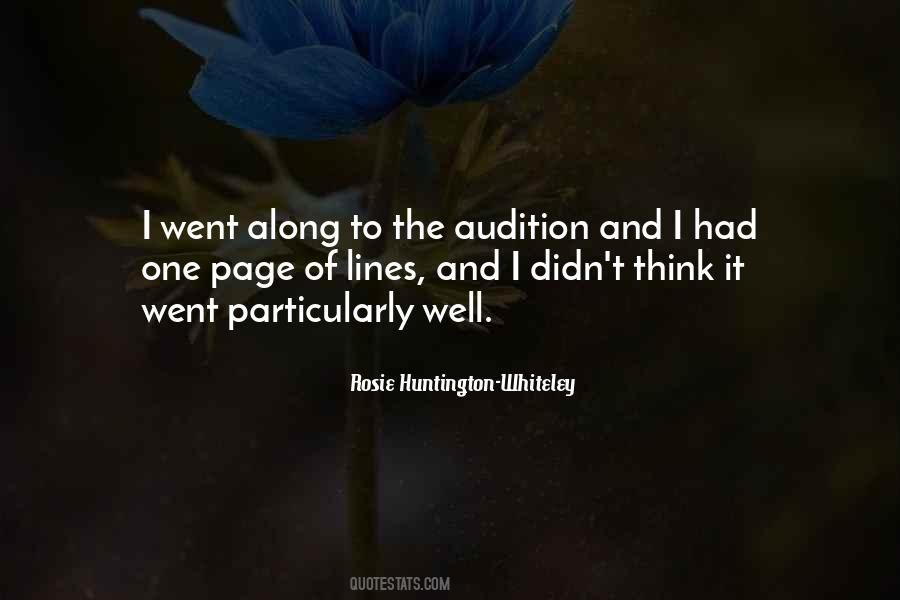Rosie Huntington Quotes #460958
