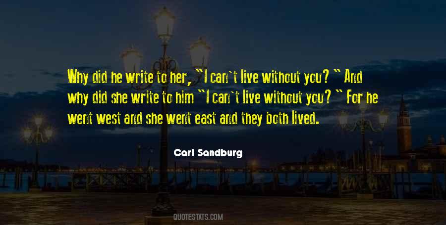 Quotes About Carl Sandburg #459783