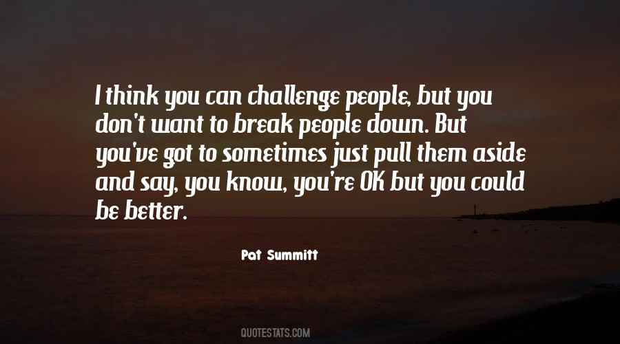 Quotes About Pat Summitt #138155