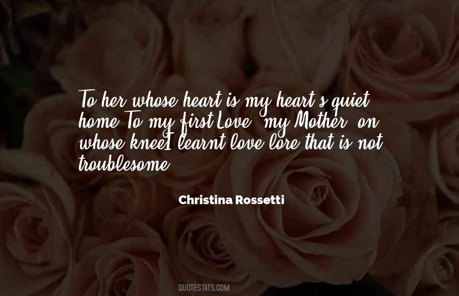 Rossetti Love Quotes #127686