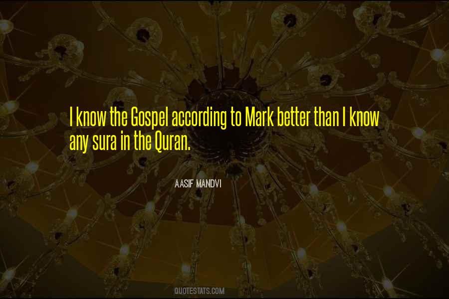 Quotes About Gospel Of Mark #1213519