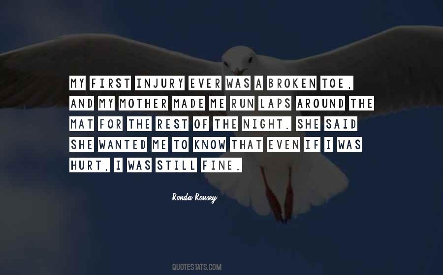 Rousey Quotes #260543