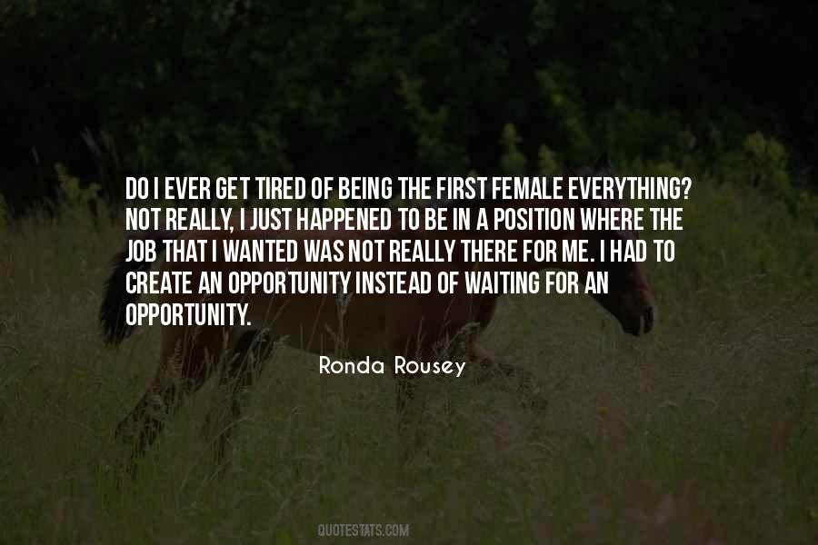 Rousey Quotes #678933