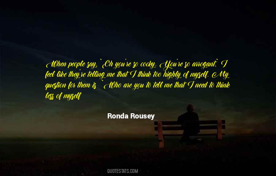 Rousey Quotes #753202