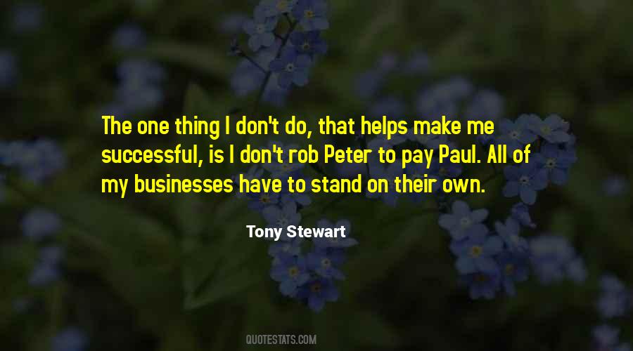 Quotes About Tony Stewart #167526
