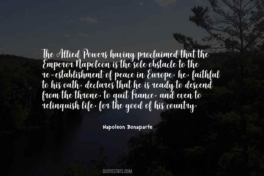 Quotes About Napoleon Bonaparte #44853